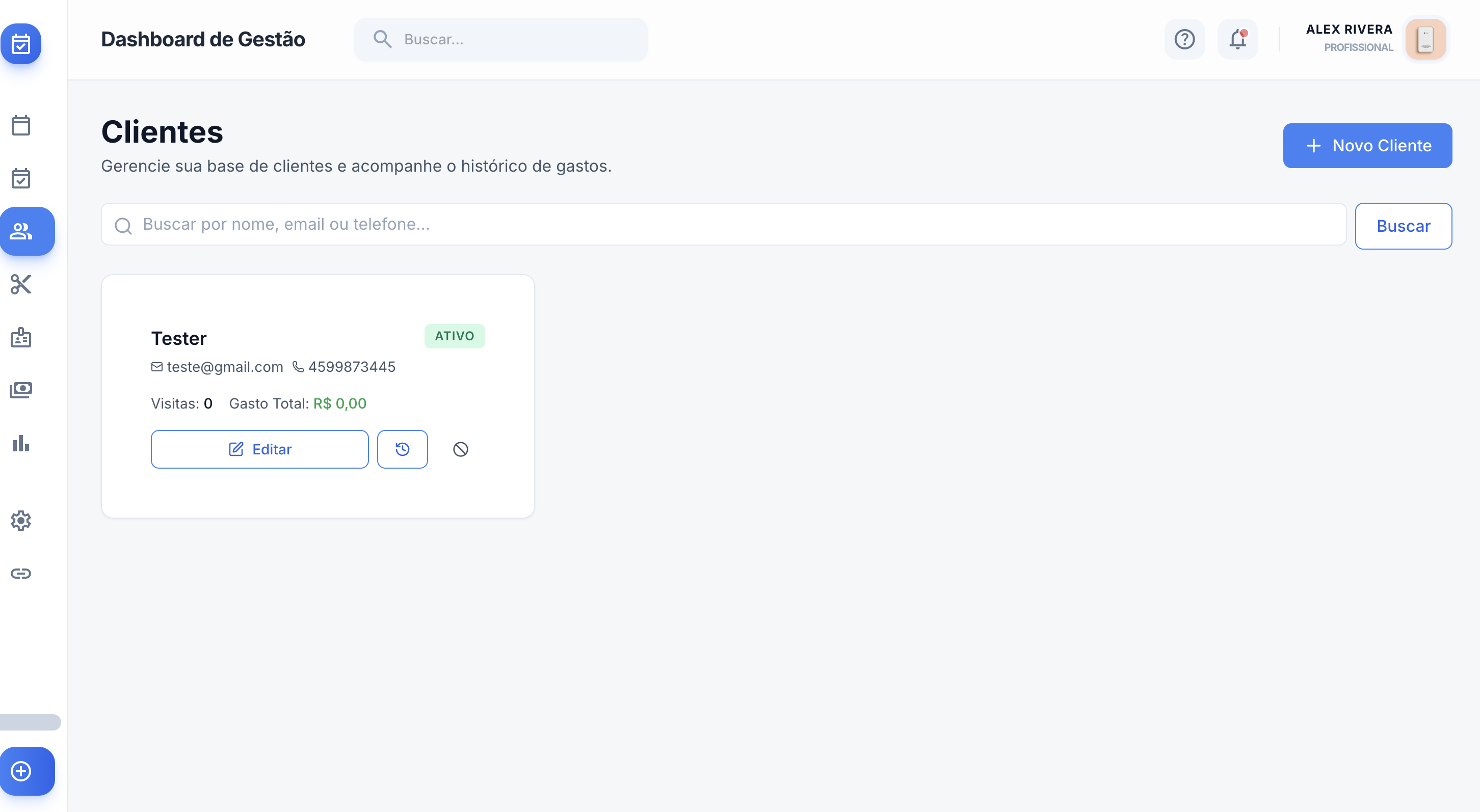 Gestão de Agendamentos